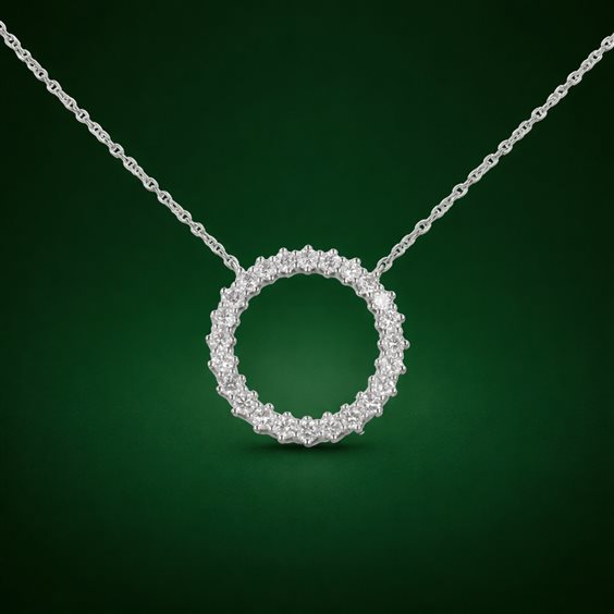 Pendant Namuri Woman NUDA SUN in Gold Diamante 0.9 Ct PN-NUDASUN - PN-NUDASUN
